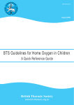 Guidelines for Home Oxygen in Children Quick Reference Guide