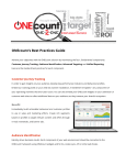 ONEcount`s Best Practices Guide