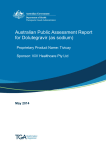Australian public assessment report for Dolutegravir (as sodium)