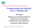 OpenGL Functions - Computer Science