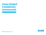 Close-Ended Complexity Assessment