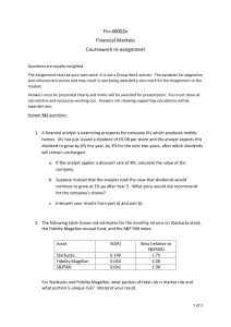 Fin-40002x Financial Markets Coursework re