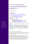 Transactional Energy Market Information Exchange (TeMIX) using