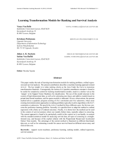 Learning Transformation Models for Ranking and Survival Analysis