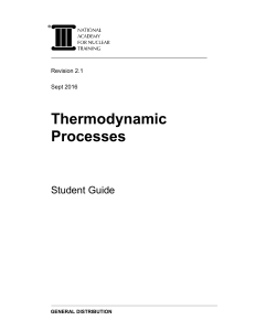Thermodynamic Processes