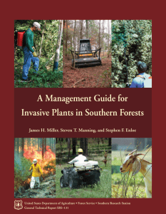 A Management Guide for Invasive Plants in Southern