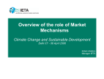 Overview of the role of Market Mechanisms