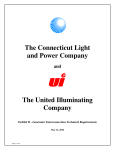 The Connecticut Light and Power Company The United Illuminating