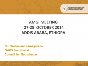 ramagwede oags participation amgi meeting addis ababa 2014