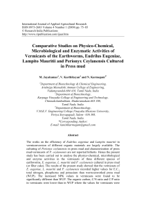 Comparative Studies on Physico-Chemical, Microbiological and