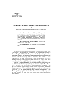 It is a well-known theorem in harmonic analysis that a locally