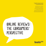 online reviews: the consumers` perspective