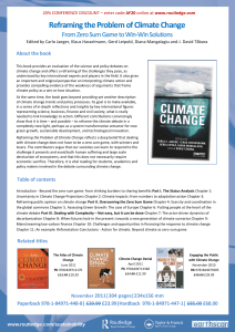 Reframing the Problem of Climate Change