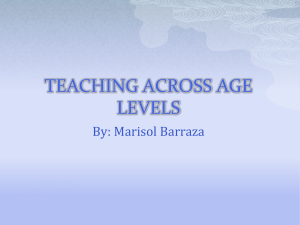 teaching across age levels