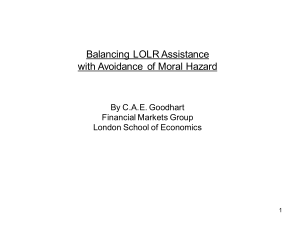 Balancing LOLR Assistance with Avoidance of Moral Hazard