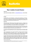 `New` models of social finance - Centre for Local Economic Strategies