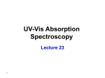 UV-Vis Absorption Spectroscopy