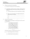 PROBLEM SET Thermodynamics Review Pack