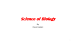 Science of Biology