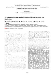 Advanced Experimental Medical Diagnostic System Design