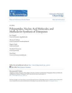 Polypeptides, Nucleic Acid Molecules, and Methods