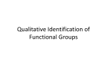 Qualitative Identification of Functional Groups