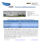 Chemical Milling Maskants