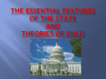 THE ESSENTIAL FEATURES OF THE STATE and POLITICS!