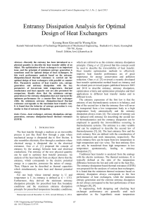Entransy Dissipation Analysis for Optimal Design of Heat Exchangers