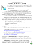 AP Chemistry - Shoreline Public Schools