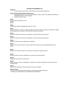NETWORK PROGRAMMING LAB