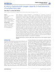 A role for haemolymph oxygen capacity in heat tolerance