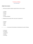 The Science of Biology The Living World Multiple Choice Questions