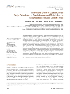 The Positive Effect of LuoHanGuo as Sugar