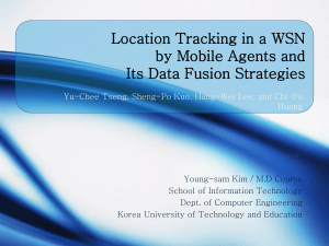 Location Tracking in a Wireless Sensor Network by Mobile Agents