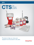 Cell Therapy Systems brochure