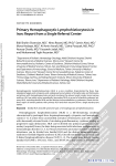 Primary Hemophagocytic Lymphohistiocytosis in Iran: Report from a