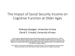 The Impact of Social Security Income on Cognitive Function at Older