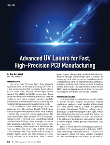 Advanced UV Lasers for Fast, High-Precision PCB - Spectra
