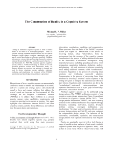 The Construction of Reality in a Cognitive Architecture