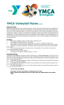 YMCA Volleyball Rules 81015