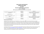 HIGH SCHOOL MATHEMATICS CURRICULUM GUIDE June 2011