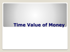 Time Value of Money