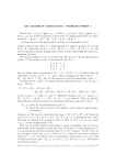LIE ALGEBRAS M4P46/M5P46 - PROBLEM SHEET 1 Recall: n(n