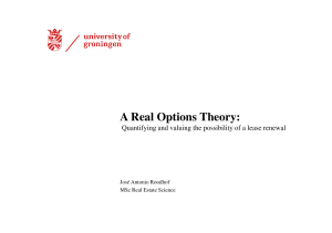 A Real Options Theory