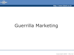 Guerrilla Marketing - PowerPoint Presentation