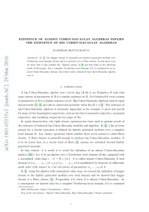 Existence of almost Cohen-Macaulay algebras implies the existence