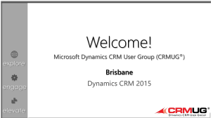 Microsoft Dynamics CRM 2015