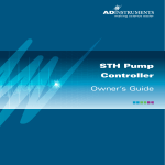 Owner`s Guide STH Pump Controller