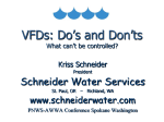VFDs: Do`s and Don`ts - PNWS-AWWA
